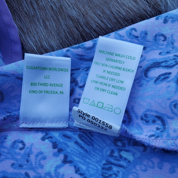 Lilly Pulitzer Donna Romper Iris Purple Size 00 - Picture 10 of 15